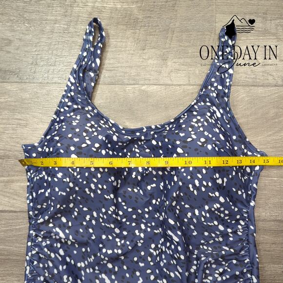 Eomenie Drawstring Swimdress One Piece Swimsuit Size L - Picture 4 of 7